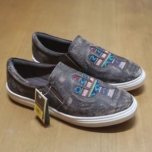 roper Serape Cactus slip on shoe womens sz 10